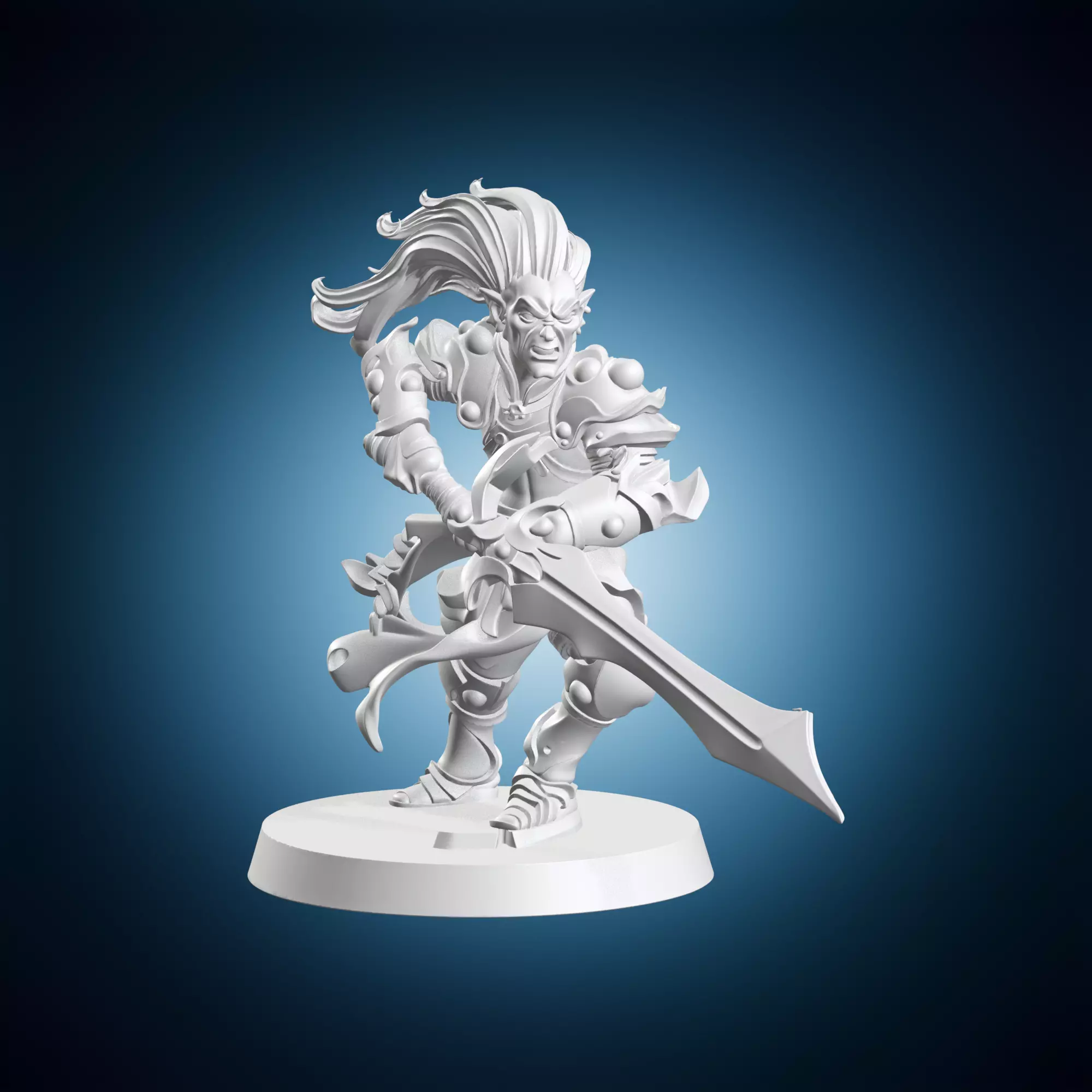 Githyanki Campione Statue 3D print model