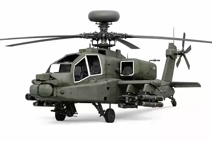 Boeing AH64 Apache Attack Helicopter Military Aircraft
