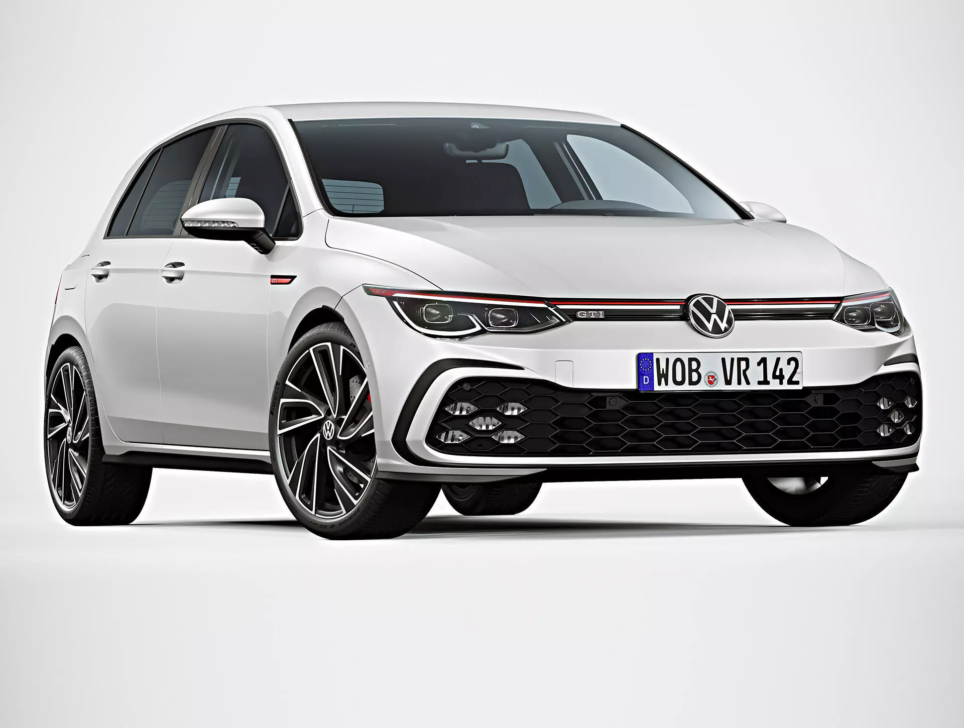 2021 Volkswagen Golf GTI 3D model