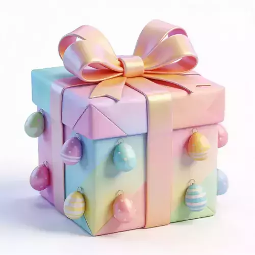 3D EASTER THEMED GIFT BOX V04