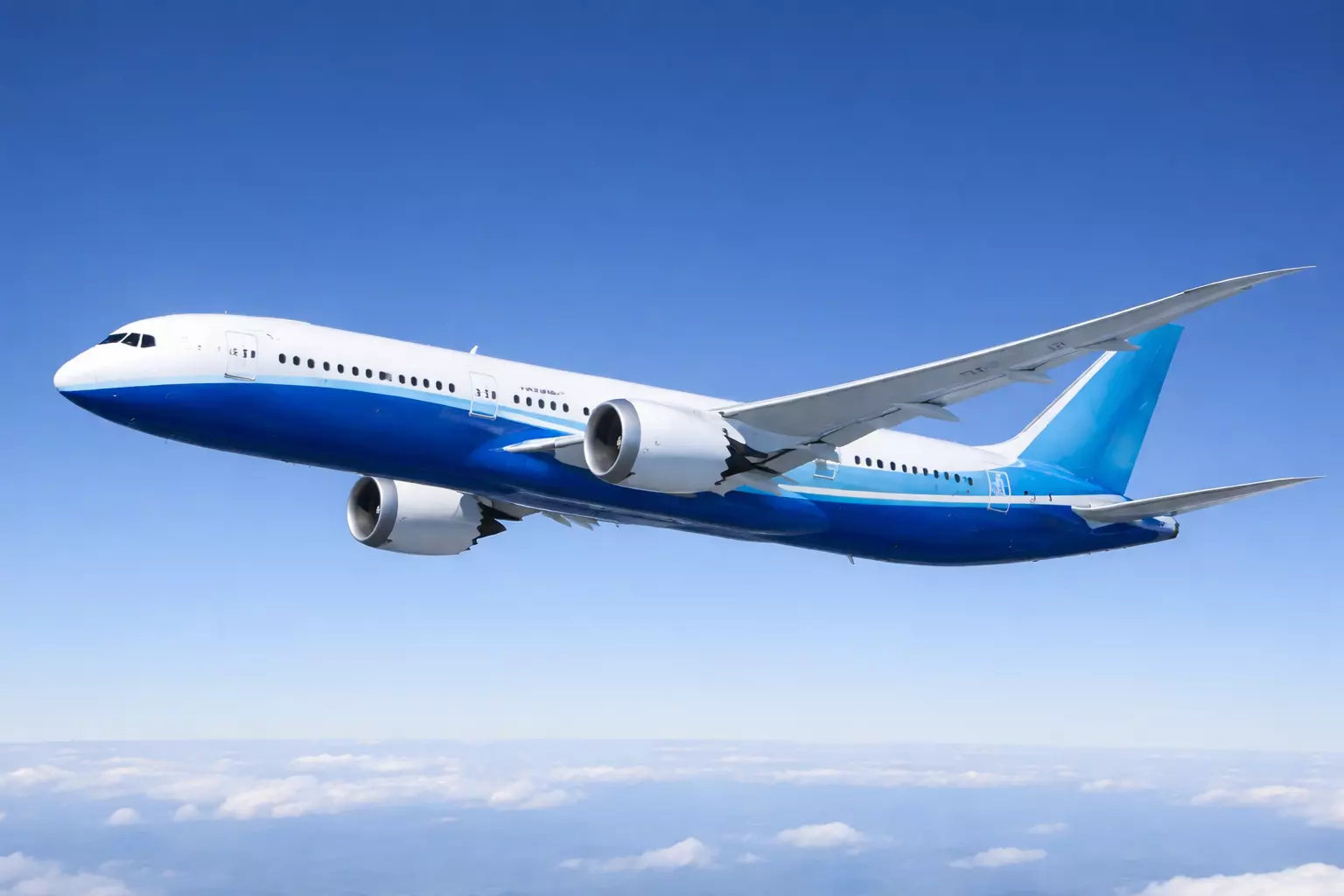 Boeing 787 Dreamliner Passenger Aircraft Widebody Jet 3D model