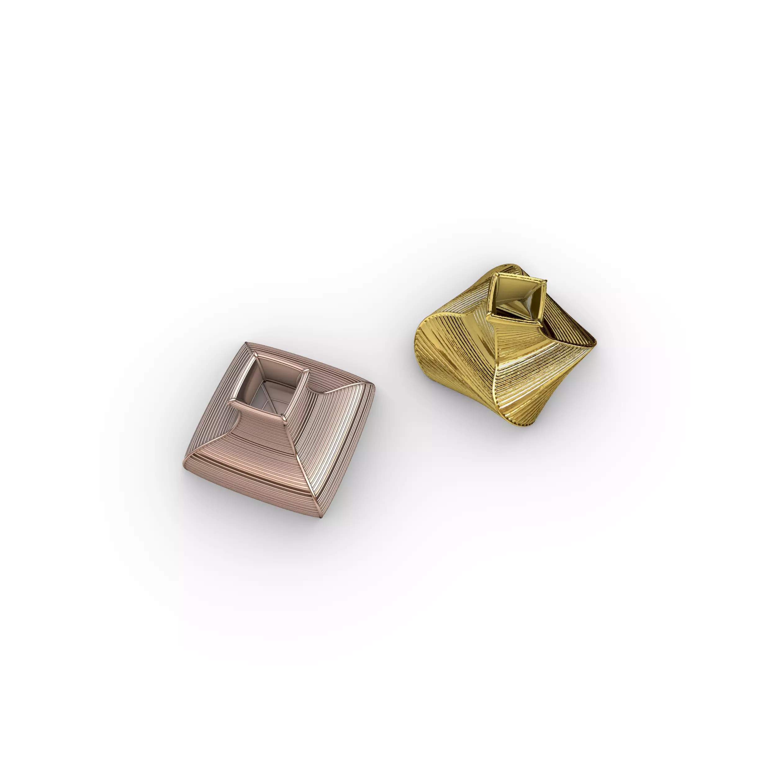 Modern Textured Flower Vase 3D print model