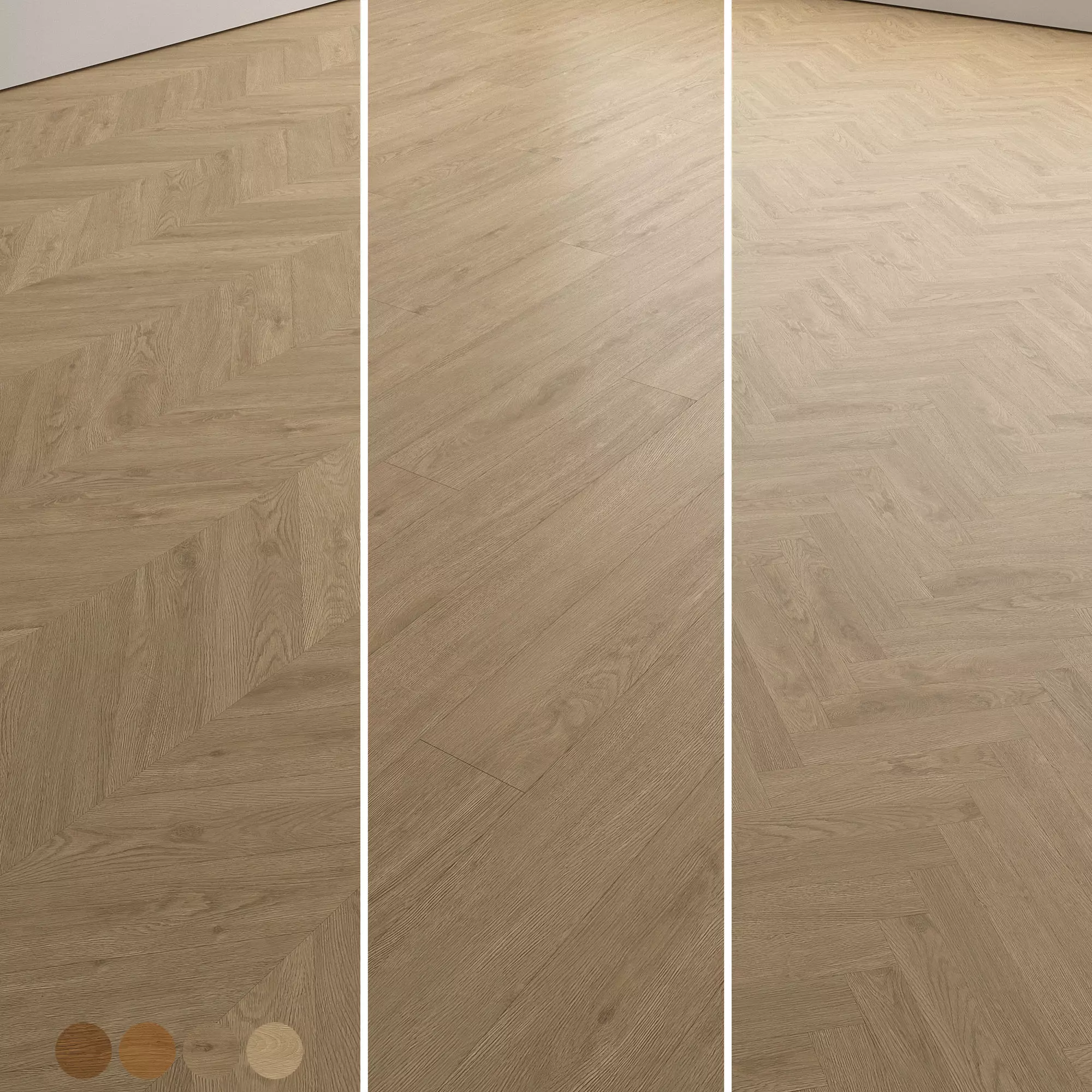 Oak Wood Flooring and Parquet Set 04 Texture