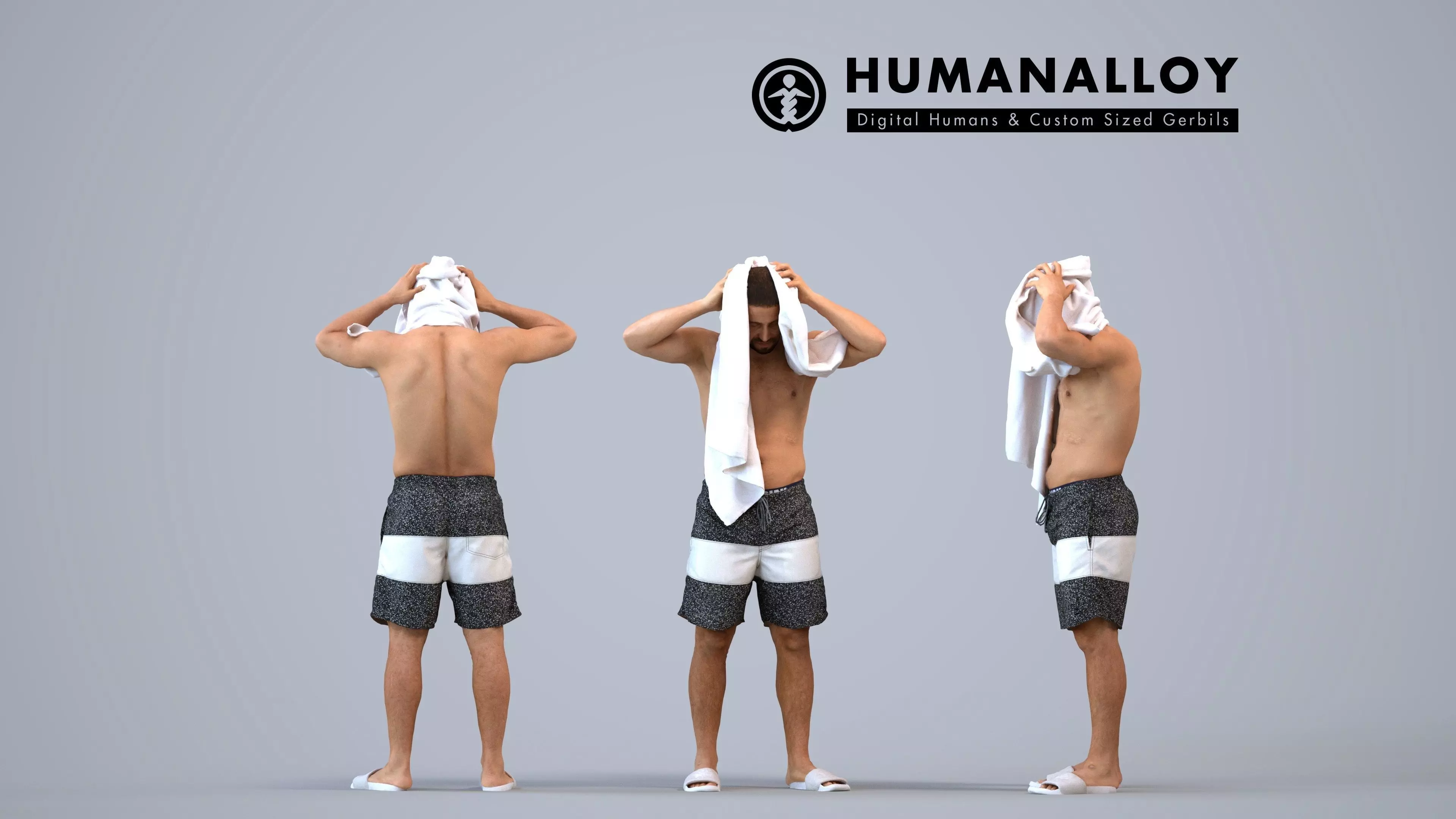 00320Adil009 - Adult Middle Eastern man relaxing in sportswear 3D model