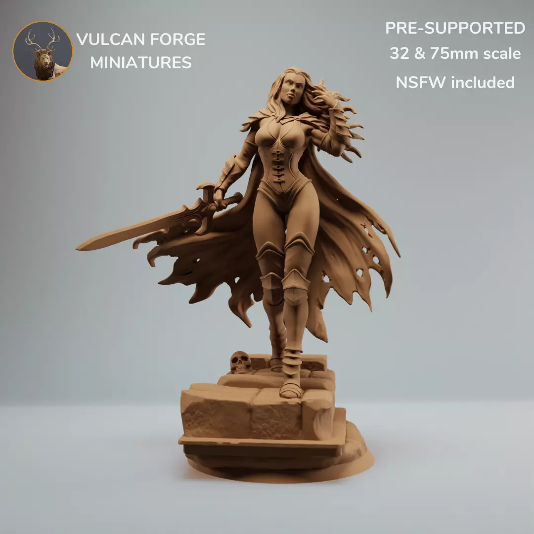 Vampire female warrior Vampire princess - nsfw included 3D print model