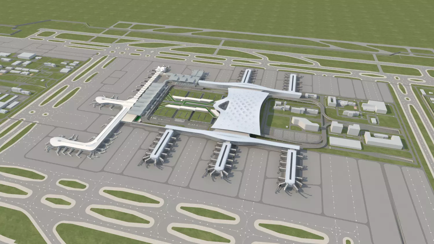 Hangzhou Xiaoshan International Airport 3D model