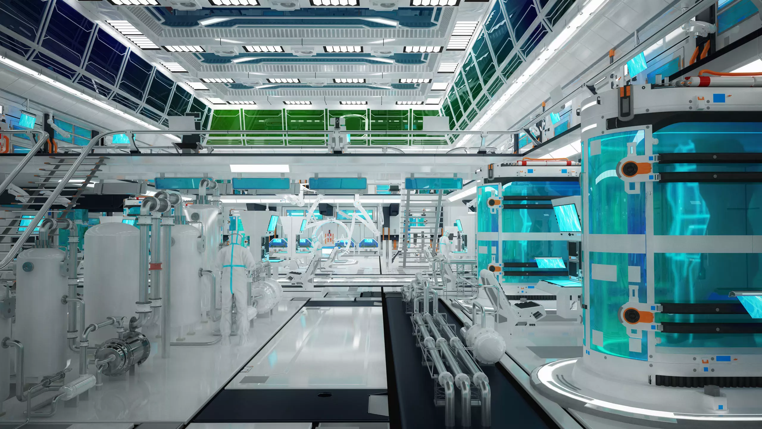 Sci Fi Lab Interior 3D model