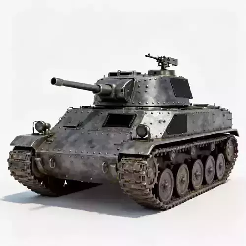 Light Armored Reconnaissance Tank 3D Model 3d model