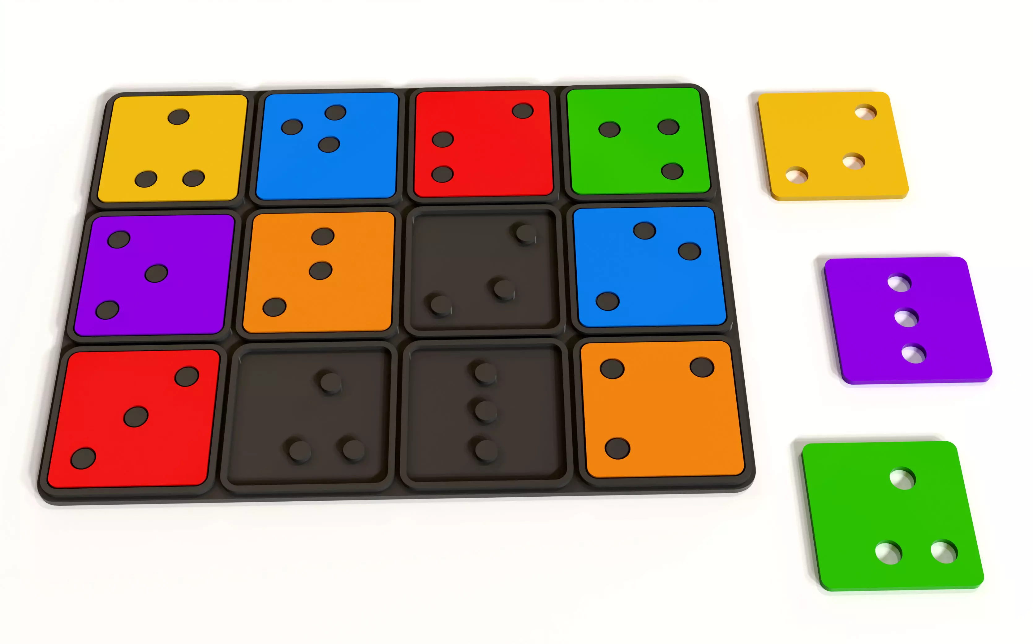JUEGO DE HABILIDAD MENTAL NIVEL 2 3D print model