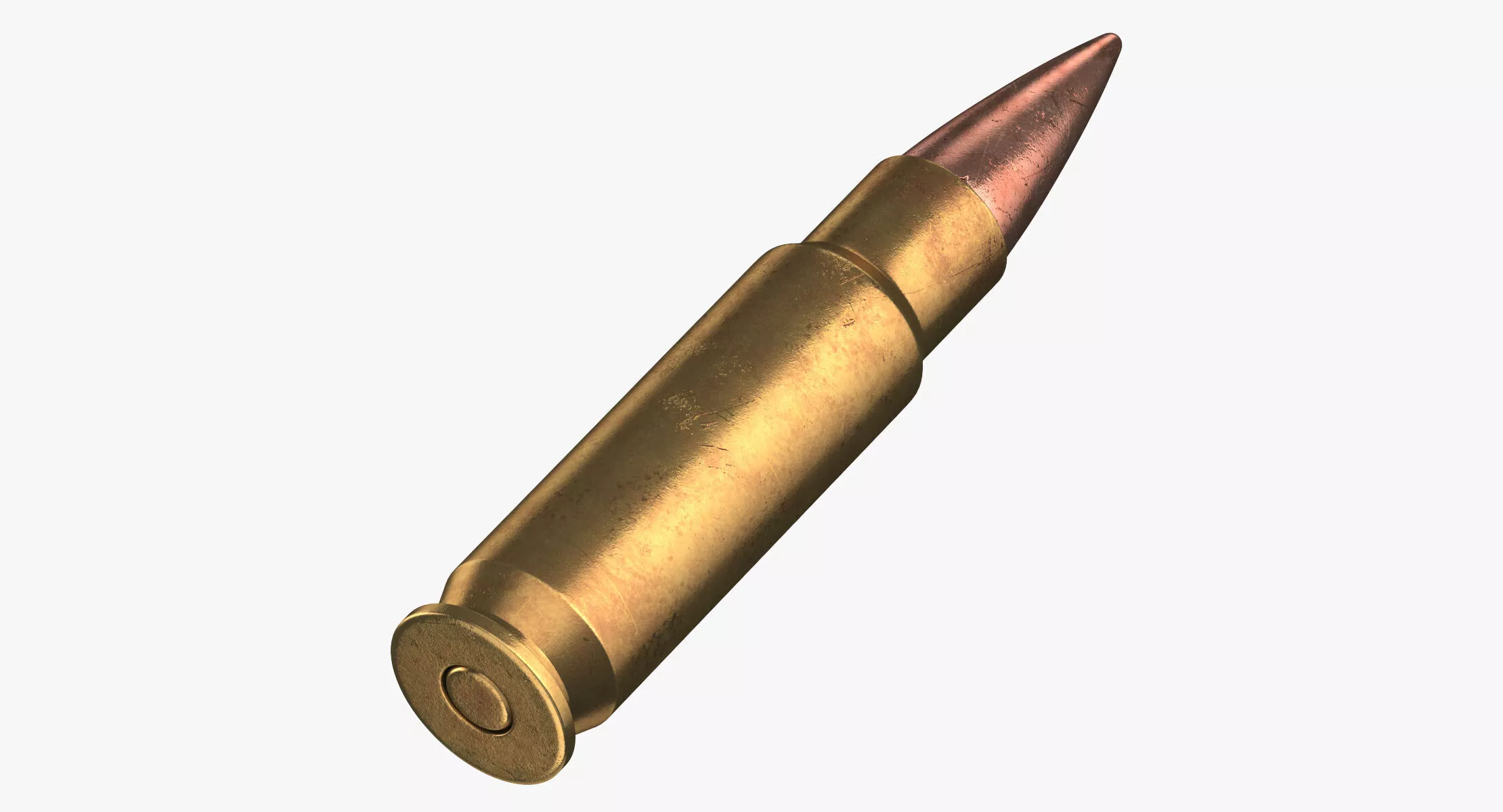 Bullet 28 mm Laying 3D model