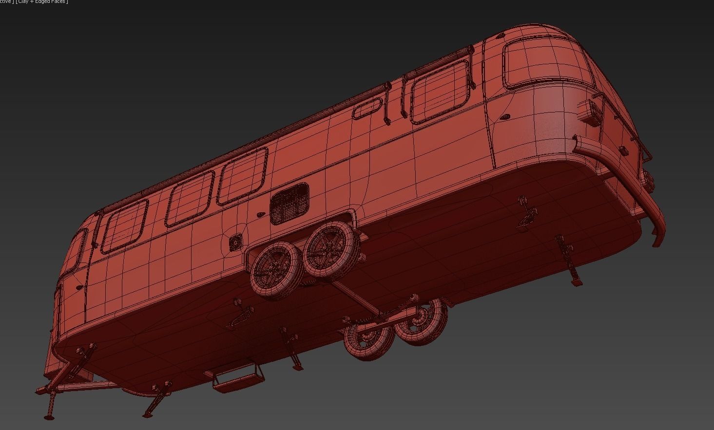 Airstream trailers collection 3D model_28