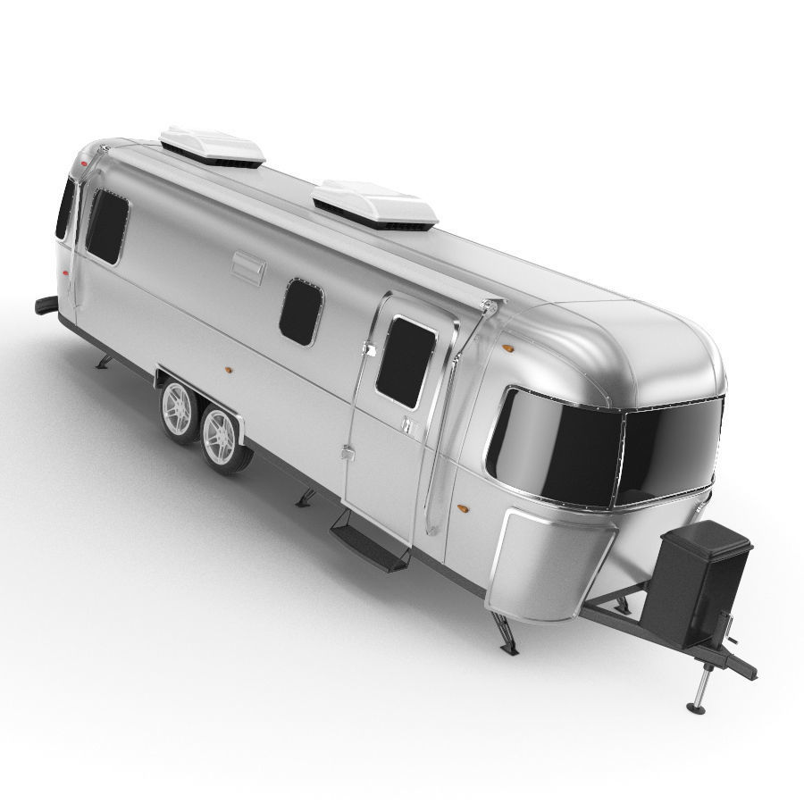 Airstream trailers collection 3D model_16