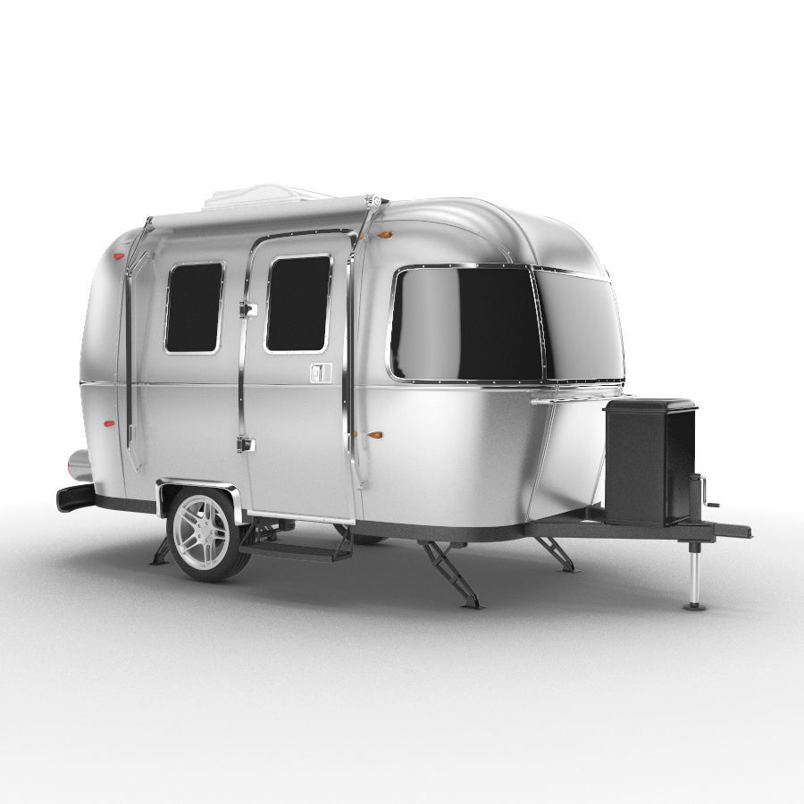 Airstream trailers collection 3D model_12