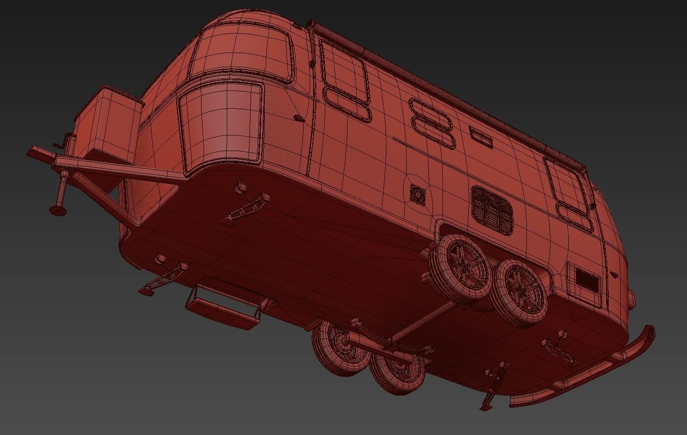 Airstream trailers collection 3D model_26