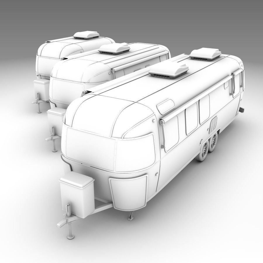 Airstream trailers collection 3D model_20