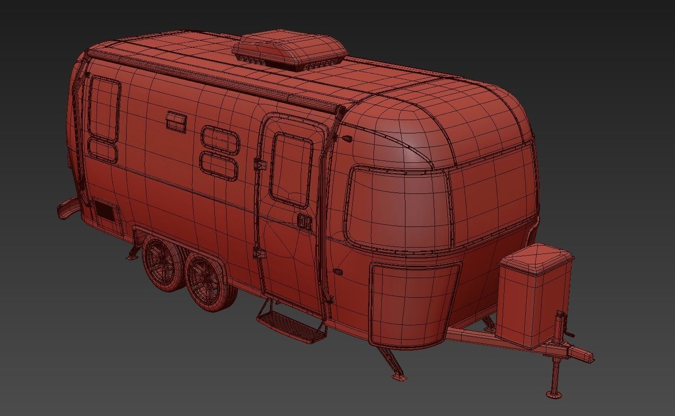 Airstream trailers collection 3D model_25