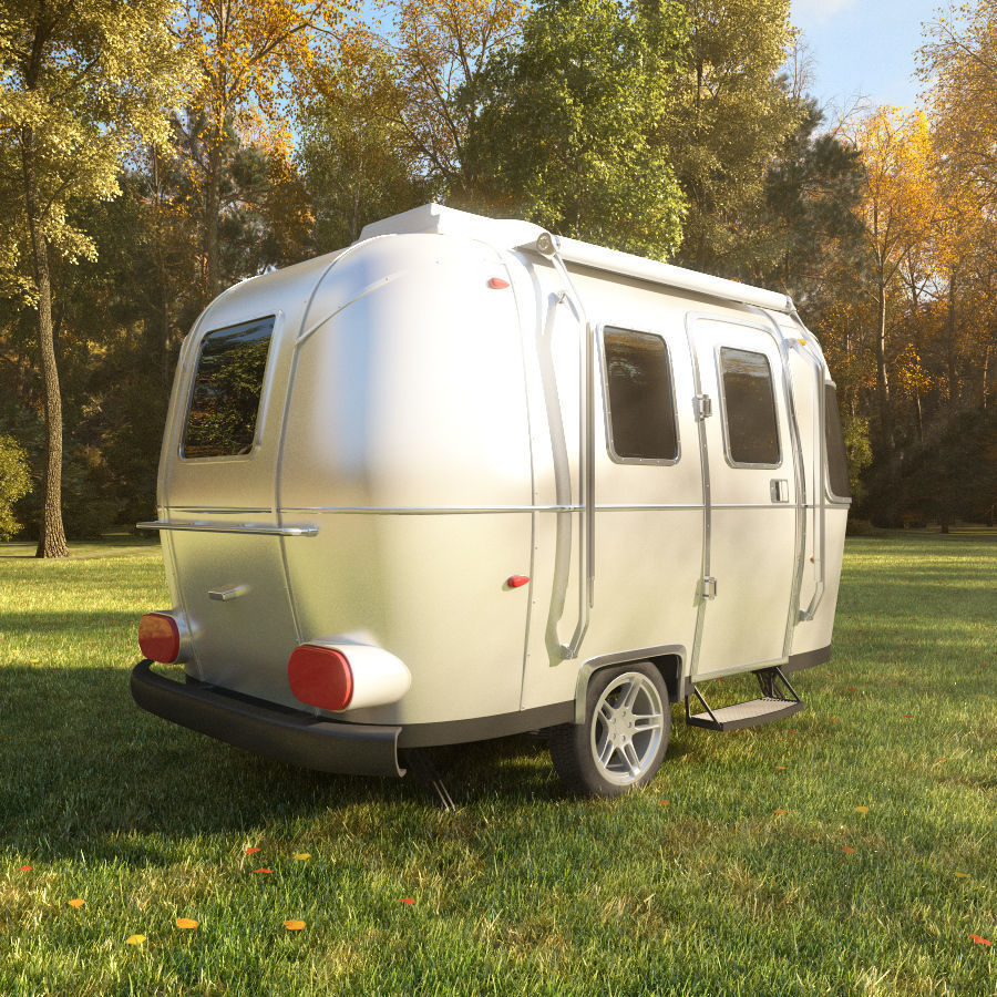 Airstream trailers collection 3D model_3