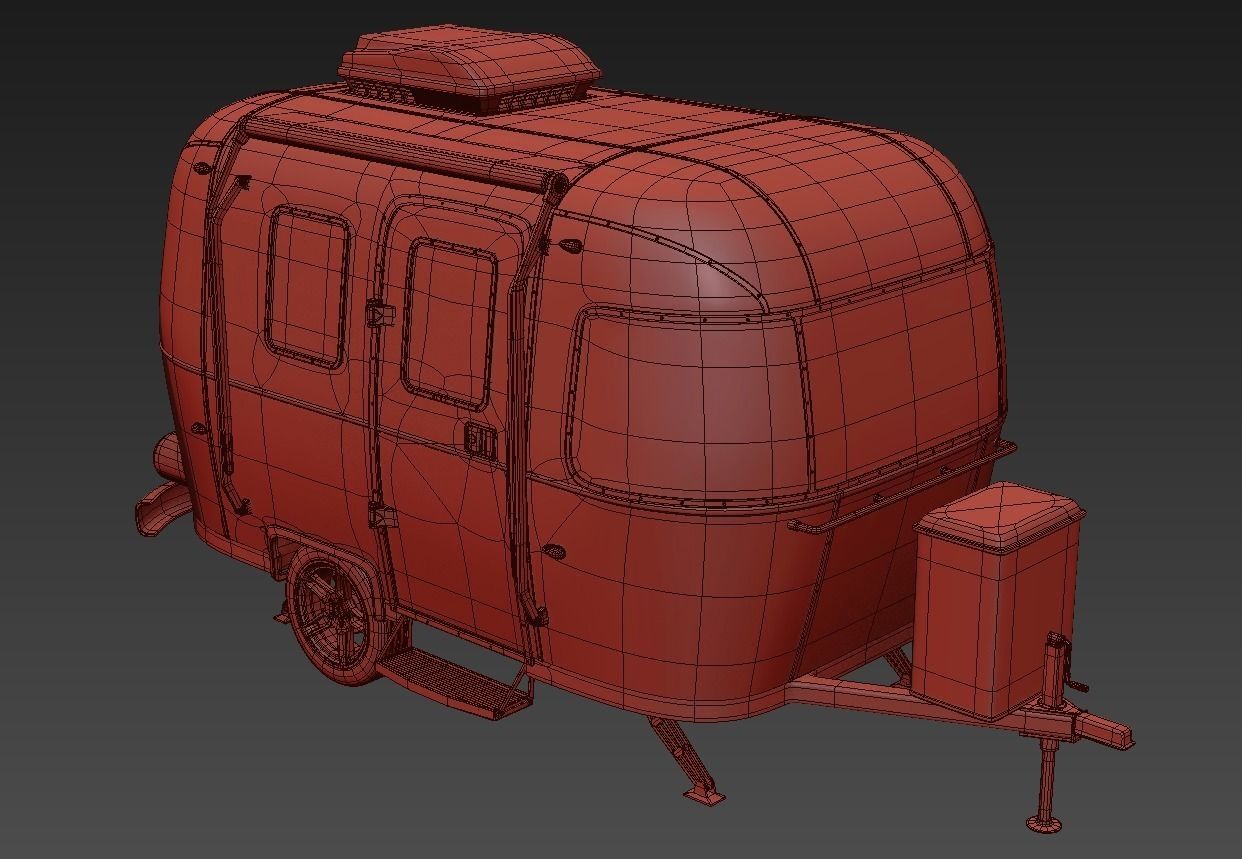 Airstream trailers collection 3D model_22
