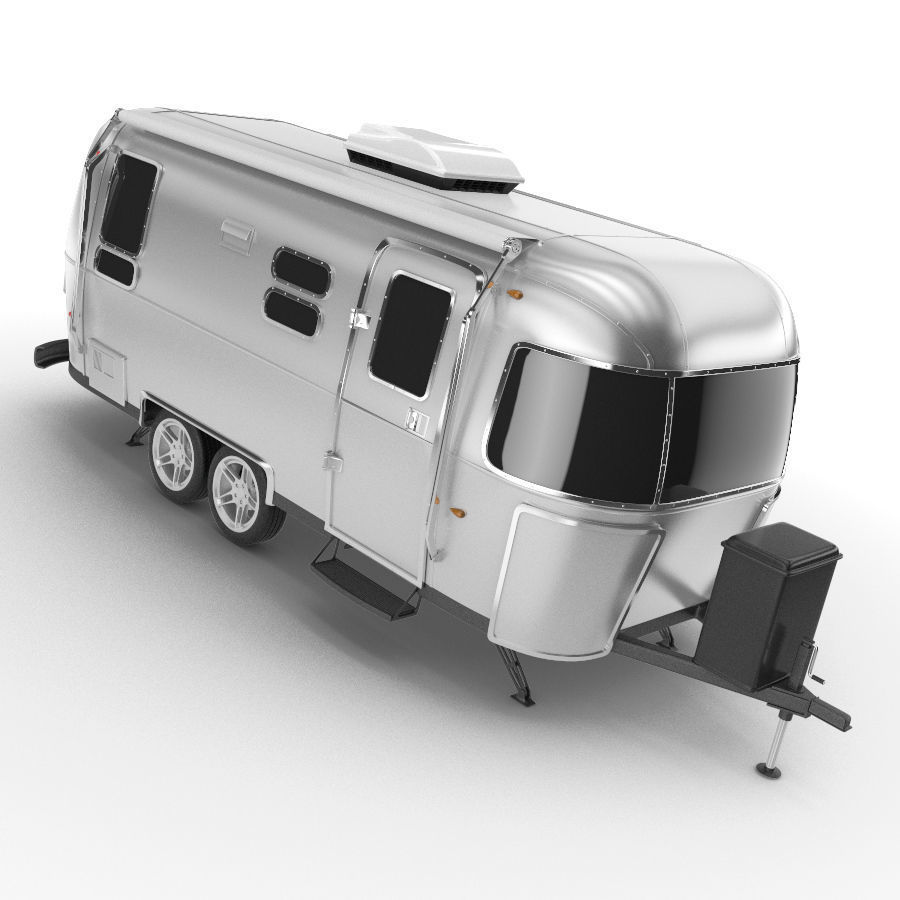 Airstream trailers collection 3D model_14