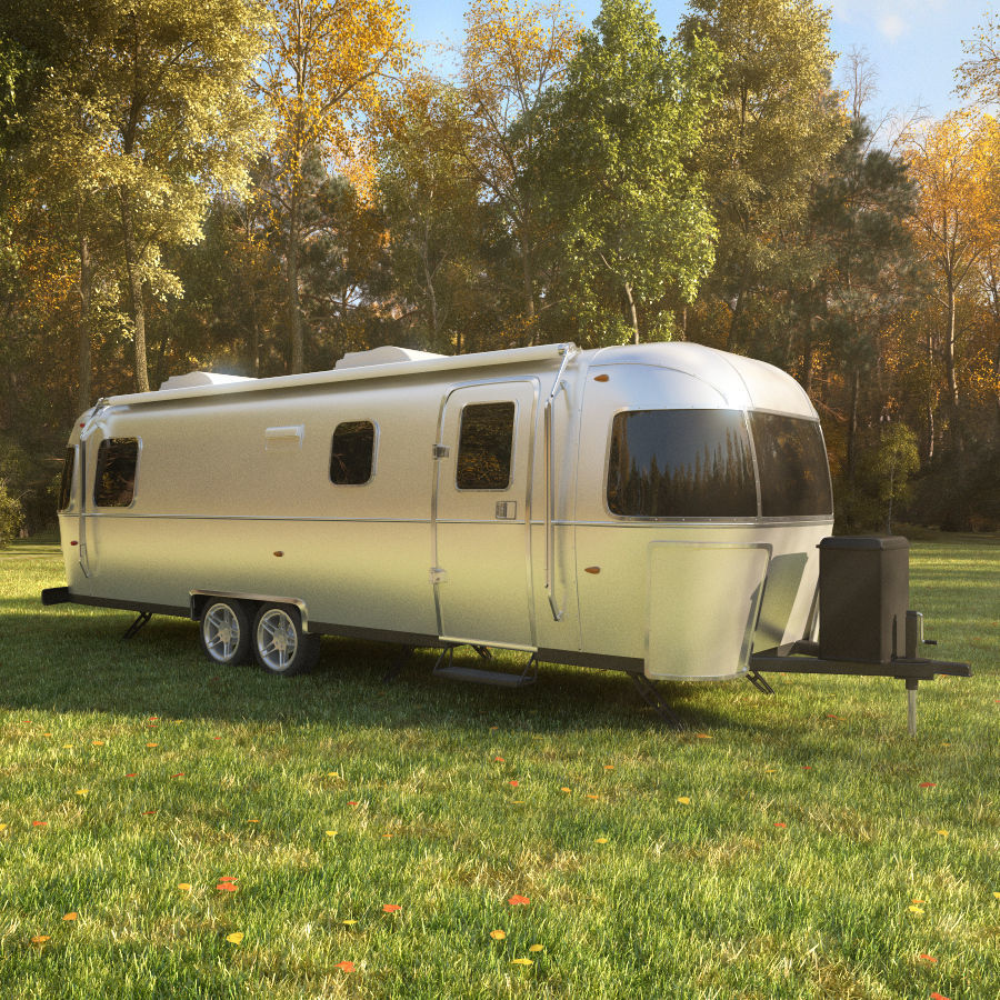 Airstream trailers collection 3D model_6