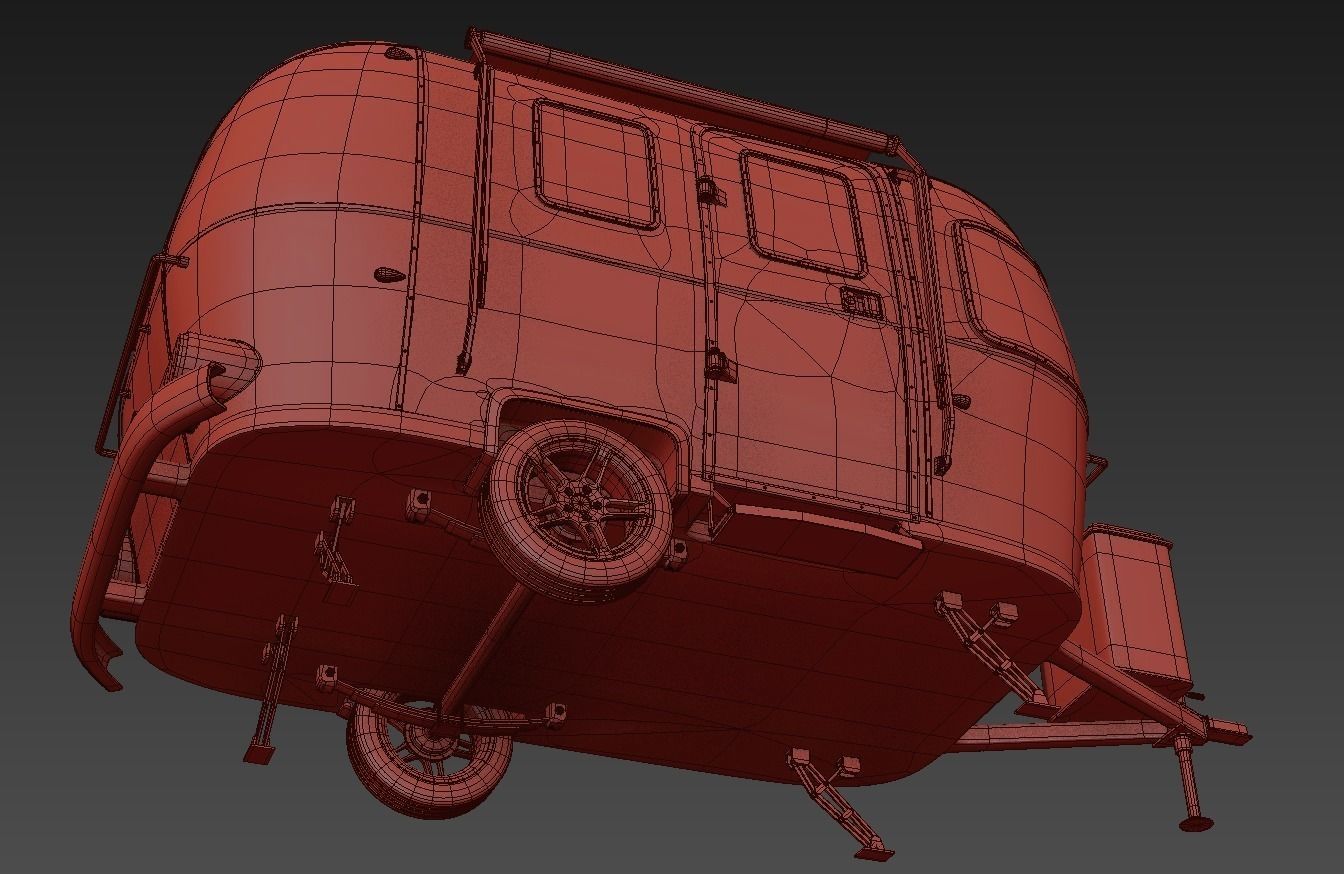 Airstream trailers collection 3D model_23