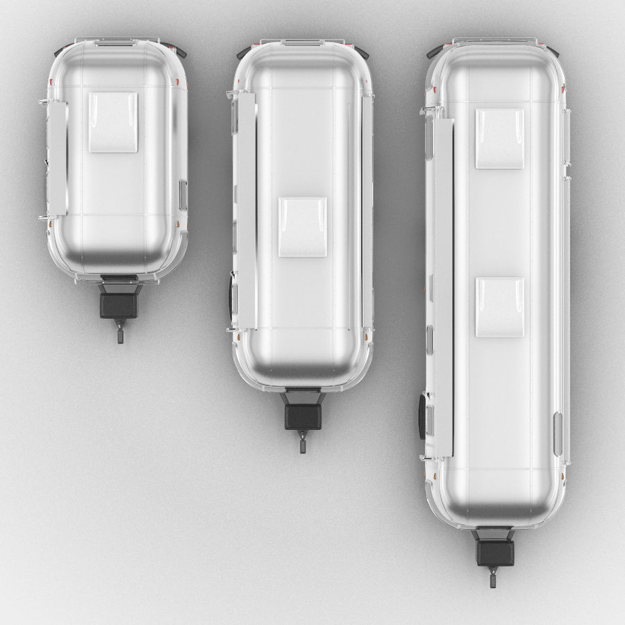 Airstream trailers collection 3D model_11