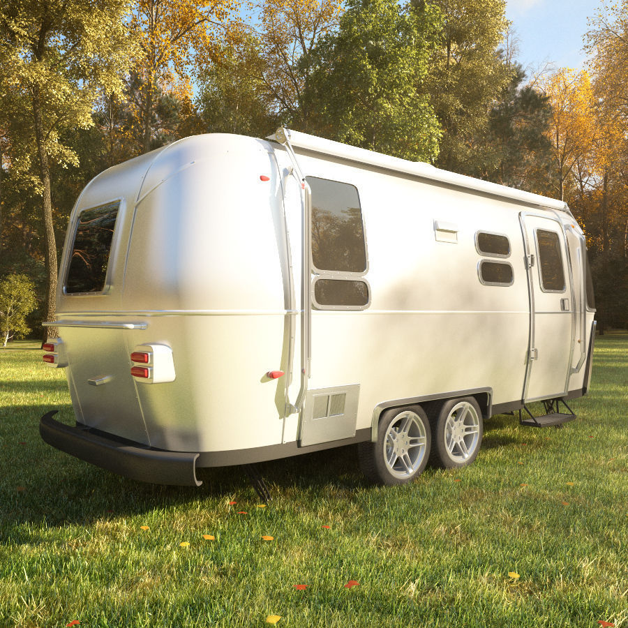 Airstream trailers collection 3D model_5