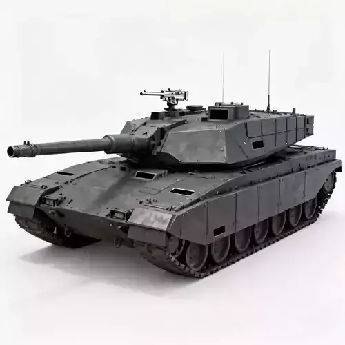 Modern Main Battle Tank 3D Model 3d model