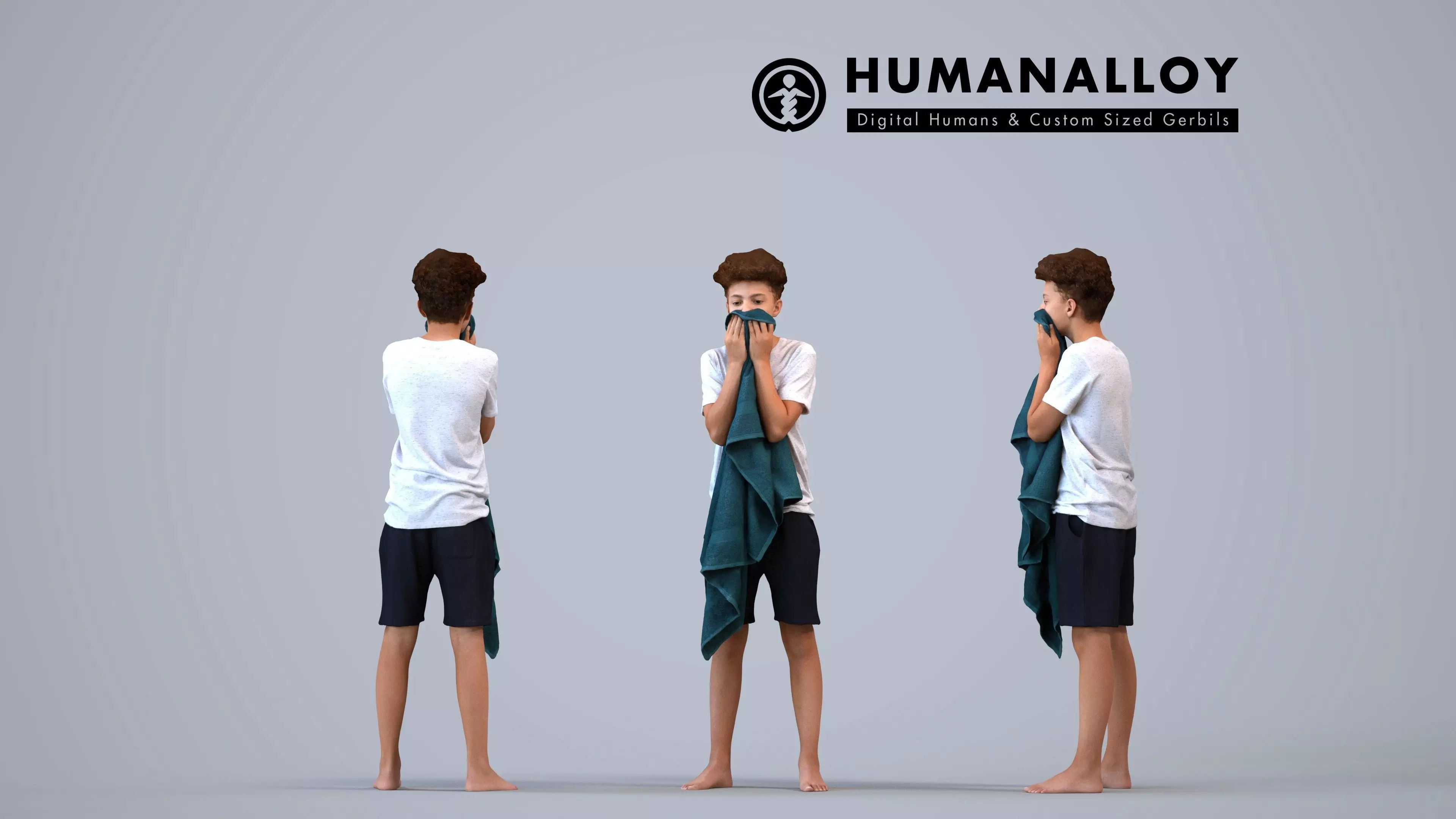 00367Lucas005 - Teen mixed-race male relaxing at home in casual 3D model