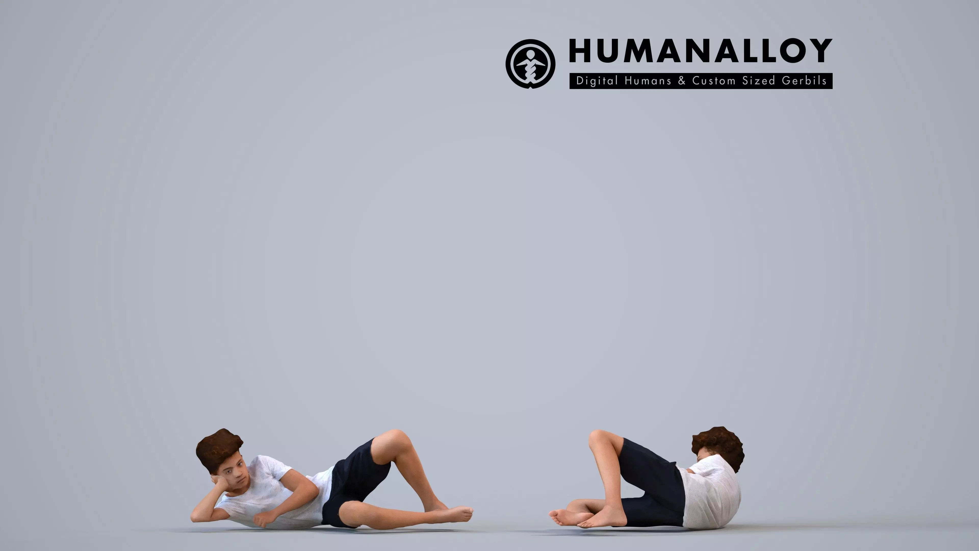 00367Lucas006 - Teen mixed ethnicity male relaxing at home in 3D model