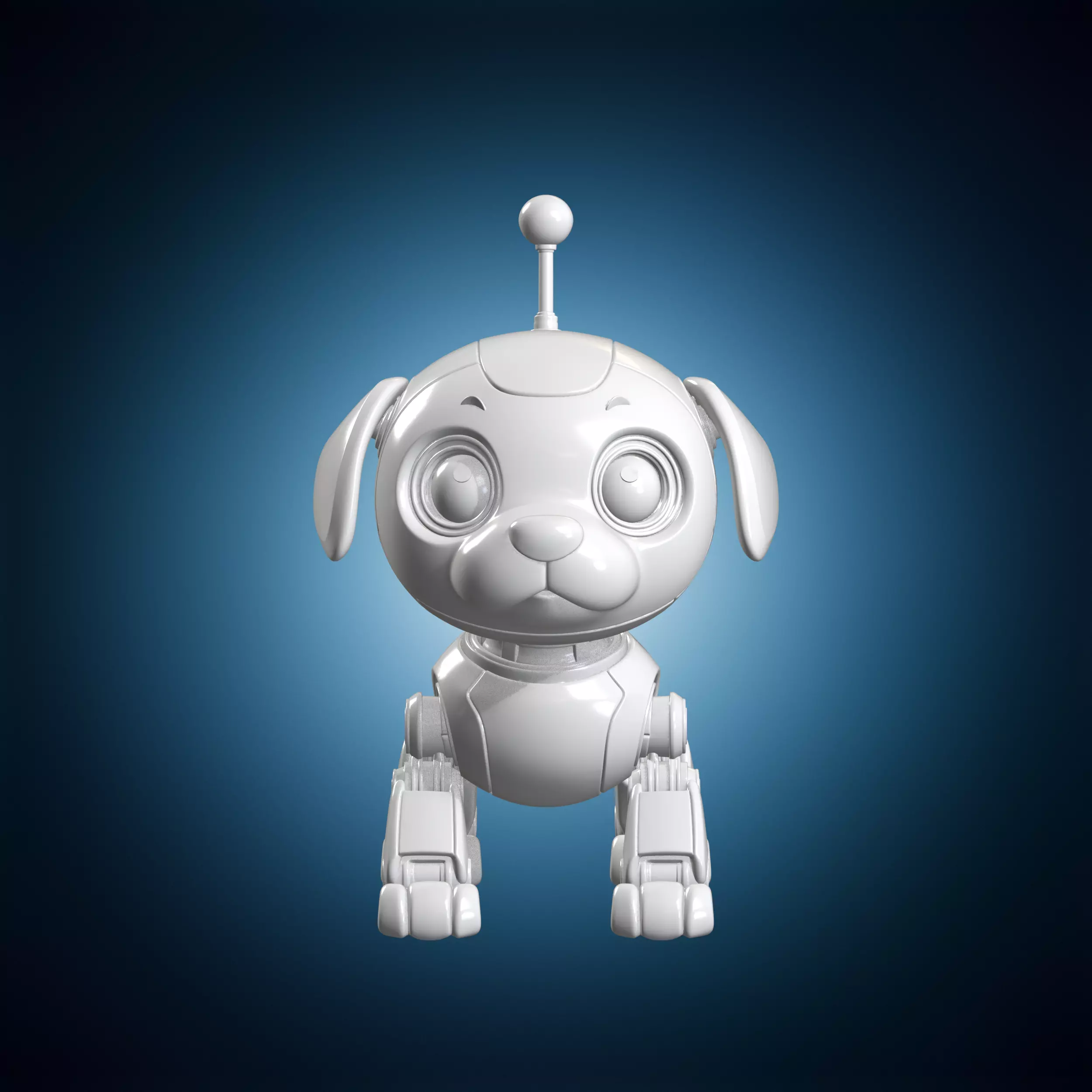 Cute Robot Dog 3D print model