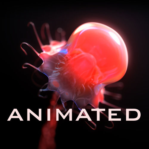 Jellyfish rigged animated 3D model