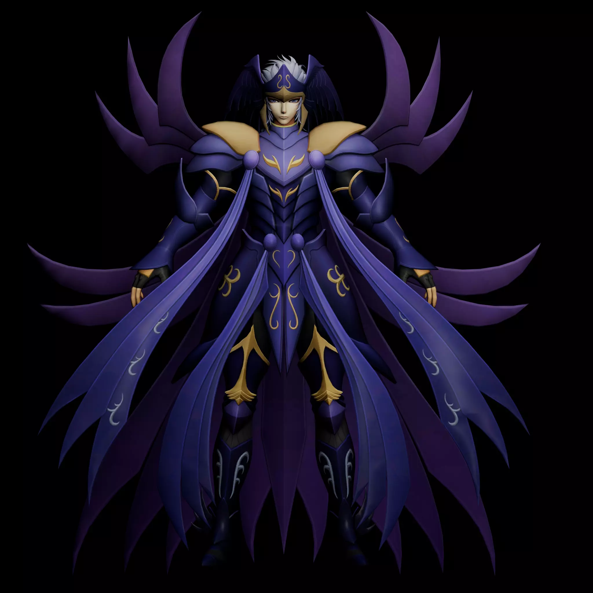 Saint Seiya - Oneiros Low-poly 3D model Low-poly 3D model