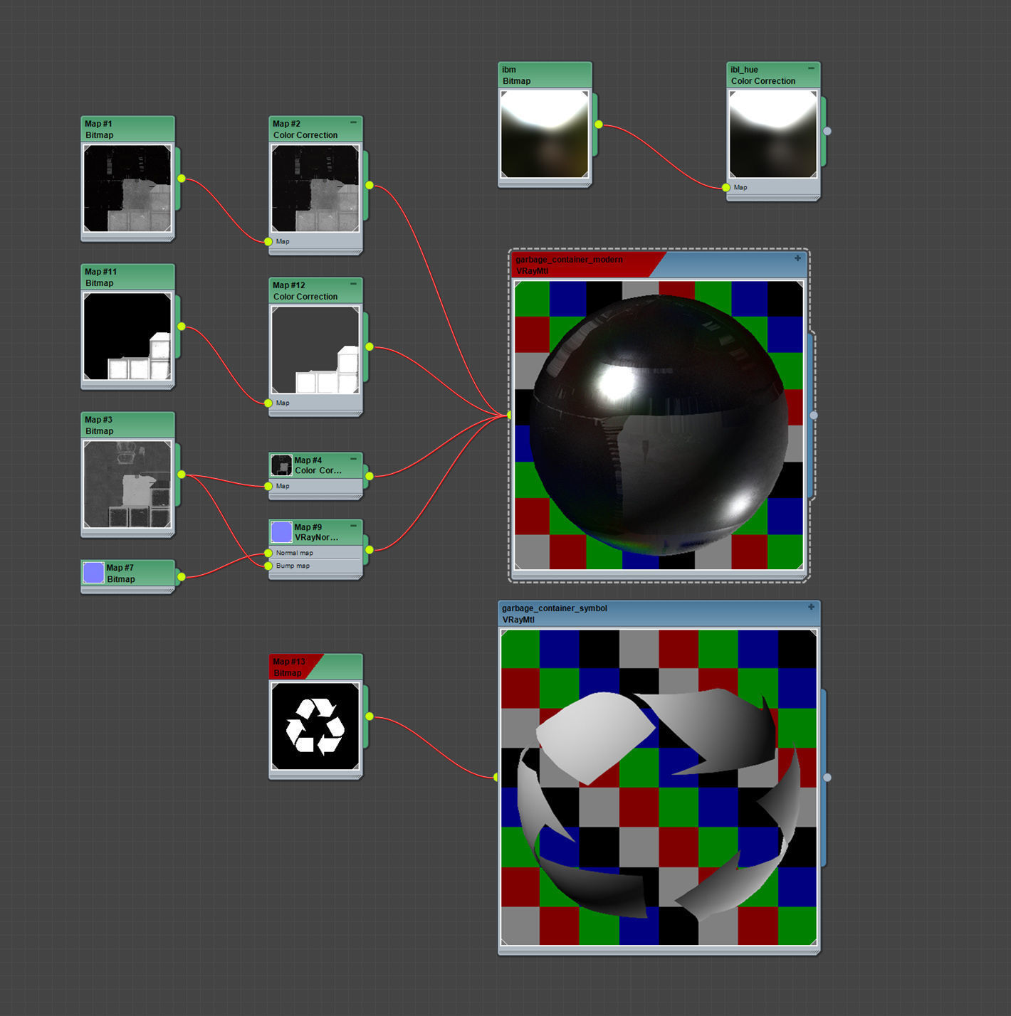garbage container modern 3D model_5