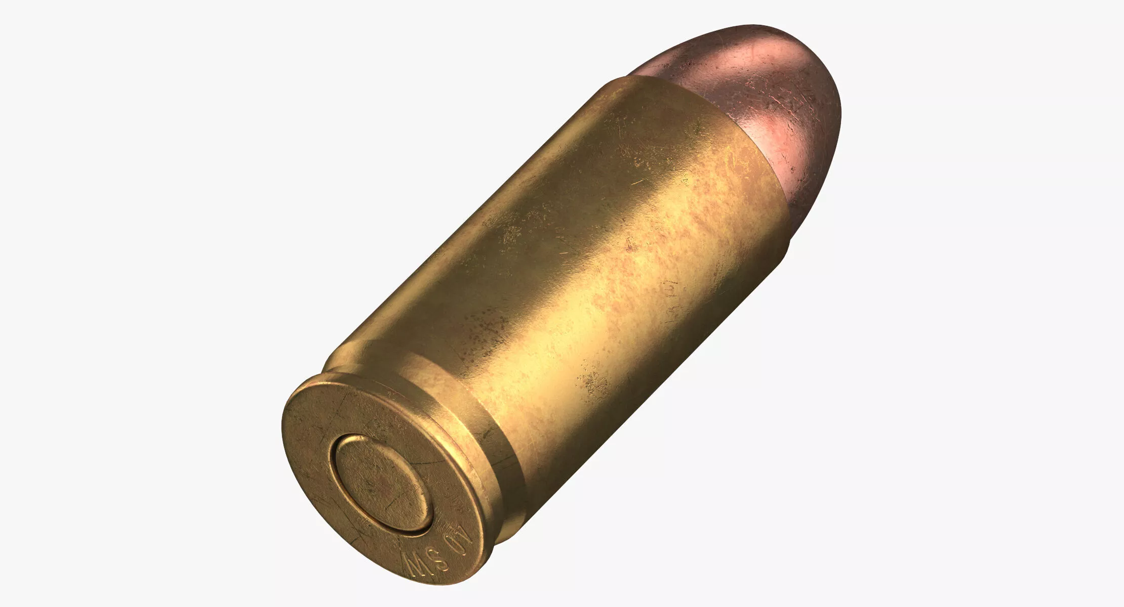 Bullet 40 SW Laying 3D model