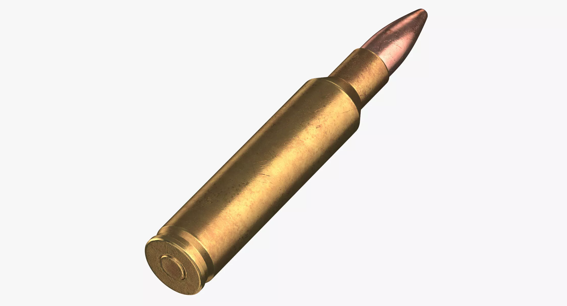 Bullet 45 mm NATO Laying 3D model