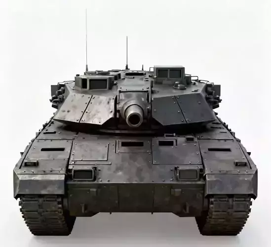 Modern Battle Tank 3D Model 3D Model