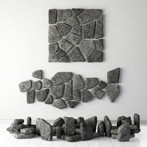 Collection stone chip 3D model
