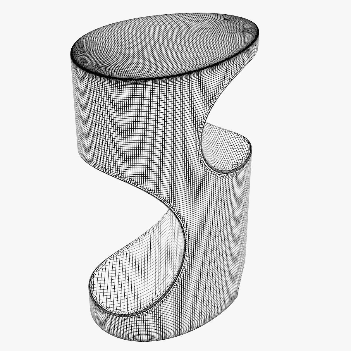 BRYCE - Modern Side Table by BRABBU 3D model_7