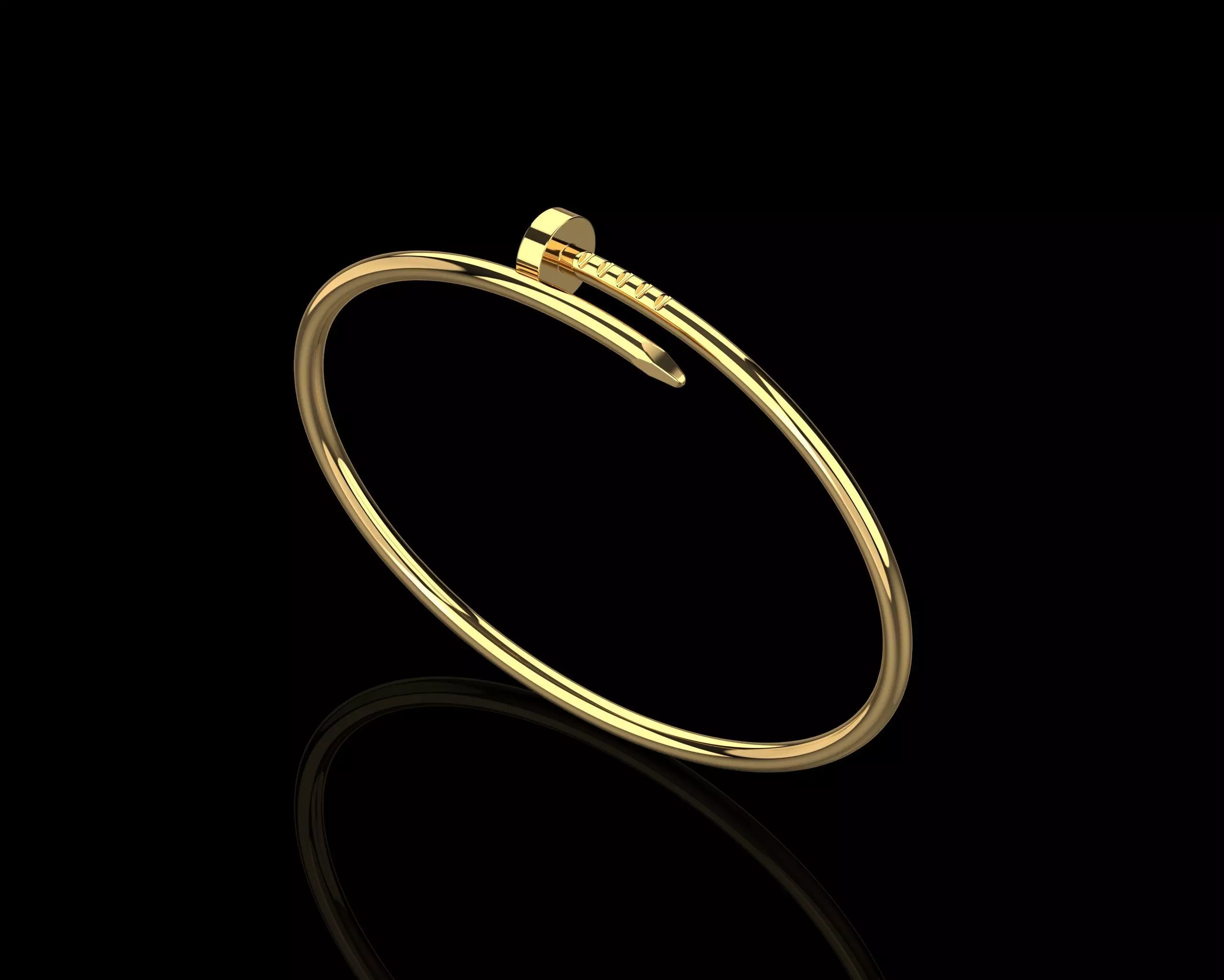 Juste un clou Nail Bracelet 16 Size Small Version N187 3D print model