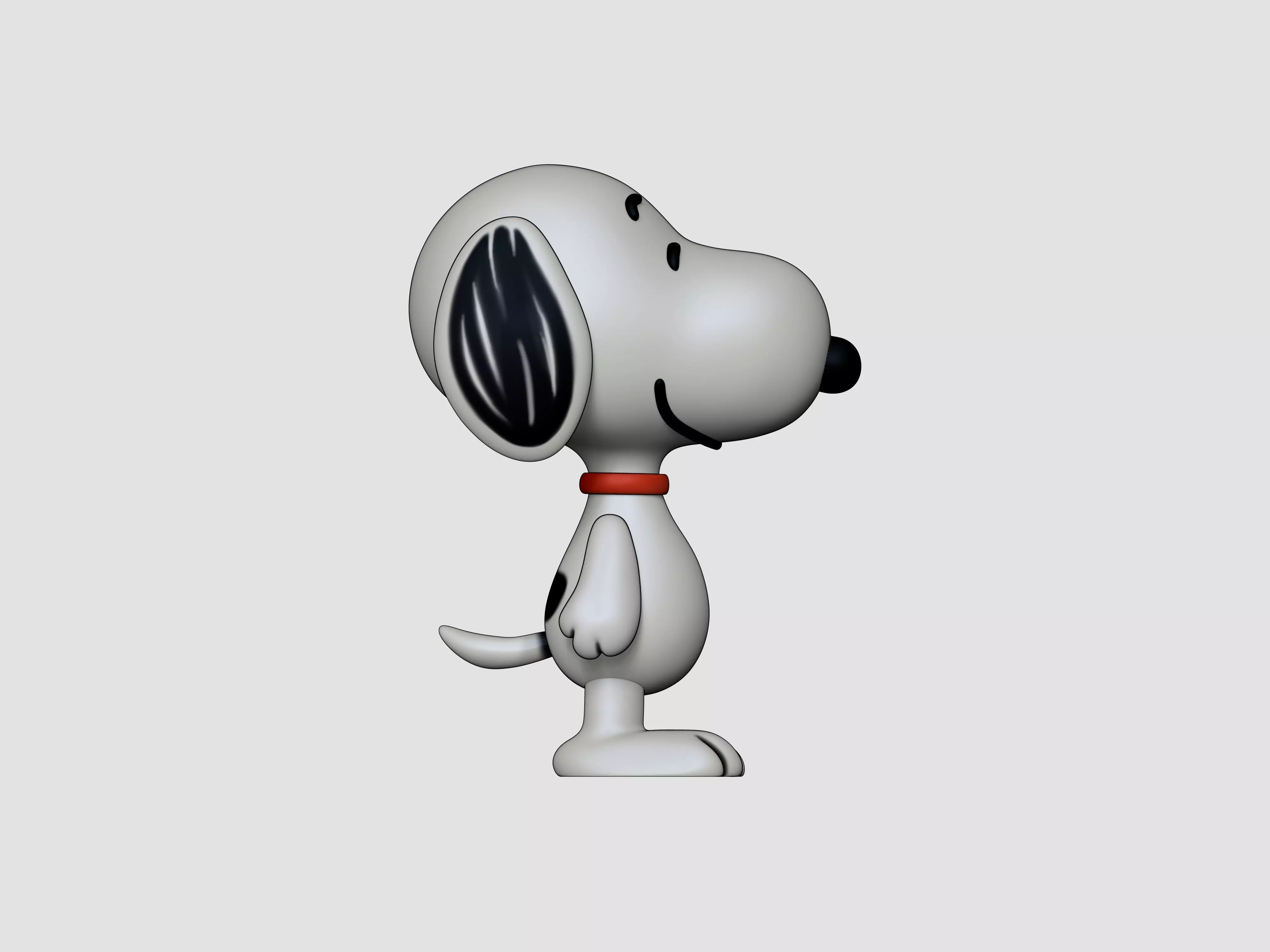Snoopy Peanuts 3D Print Model with Texture 3D print model