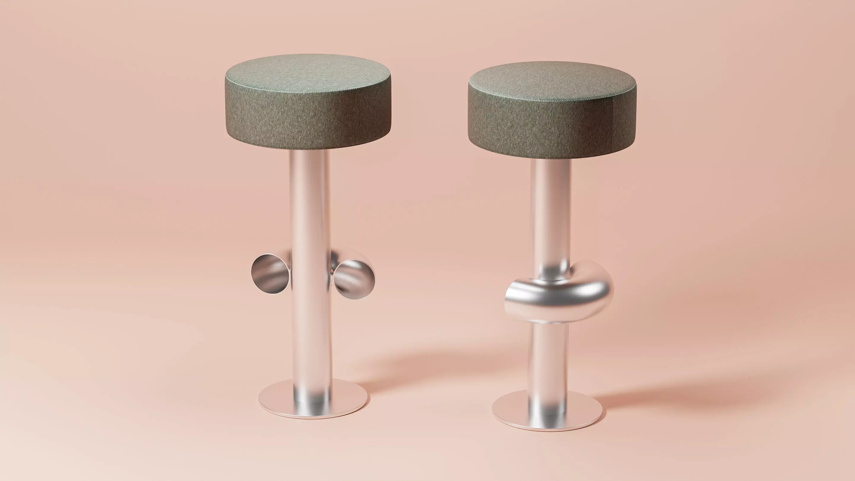 AXEL CHAY TABOURET DE BAR 3D model