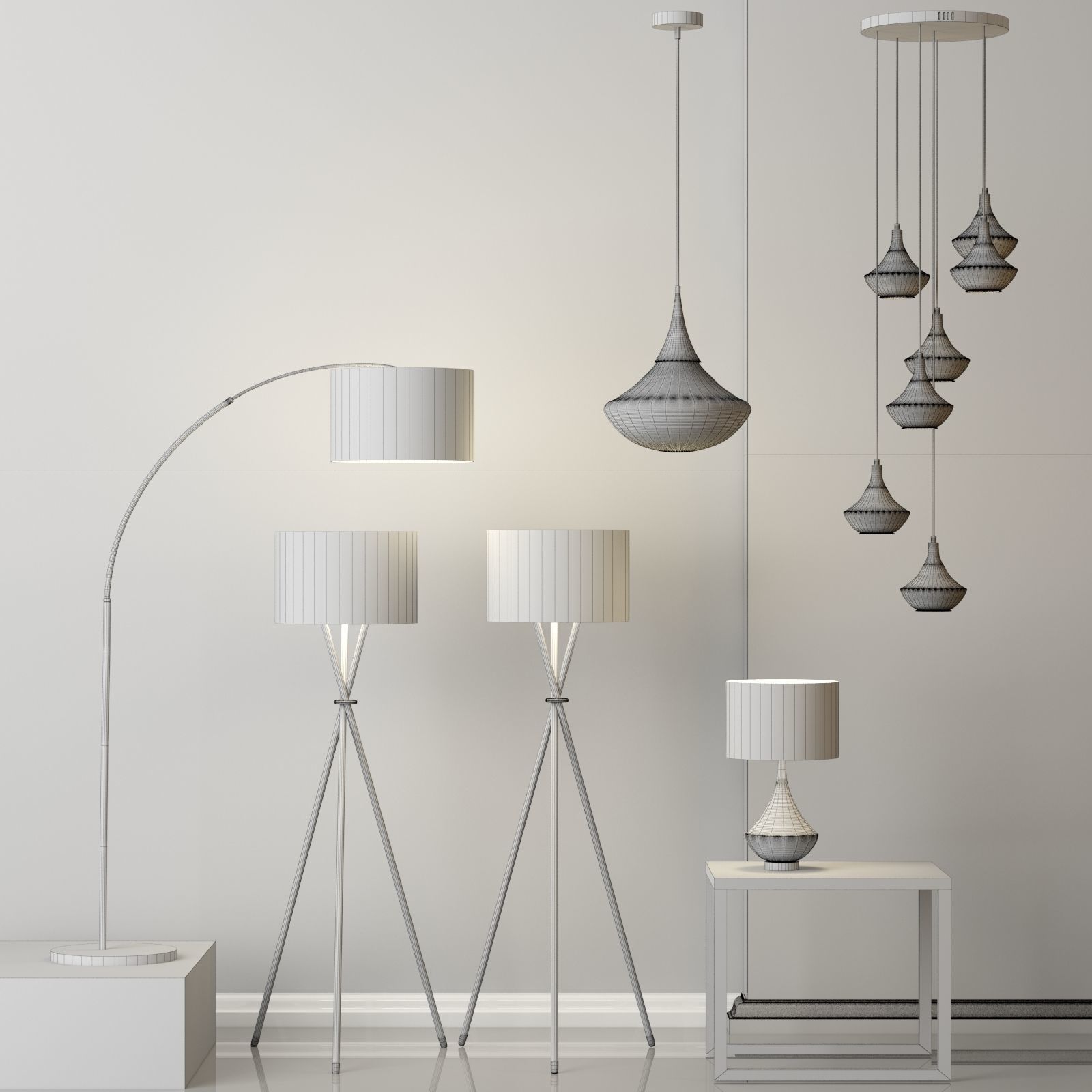 lamps collection Next 3D model_5