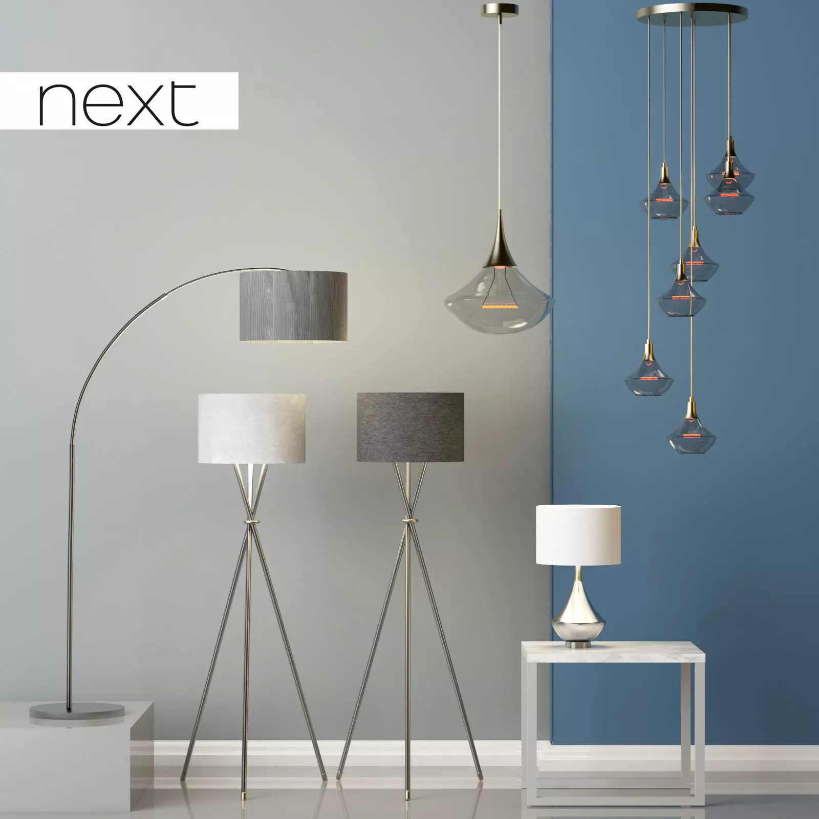 lamps collection Next 3D model_0