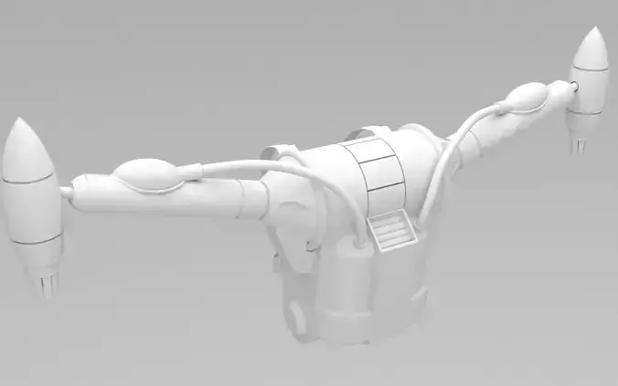 Marvel Wolverine Jet Pack 3D Model