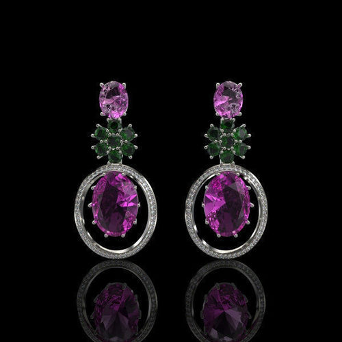 EARRINGS ANDROMEDA CLASSIC 3D print model