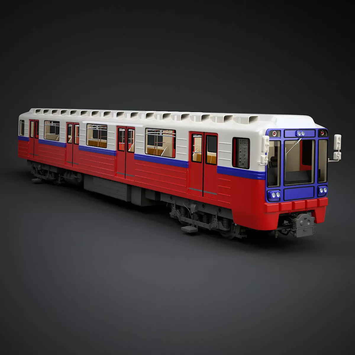 Metro Rolling Stock 3D model