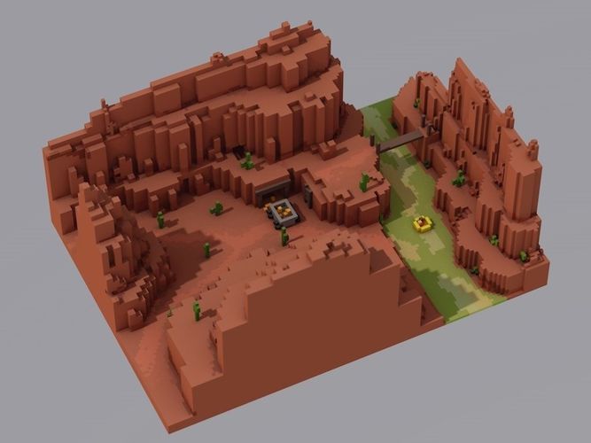 Mini Grand Canyon 3D print model