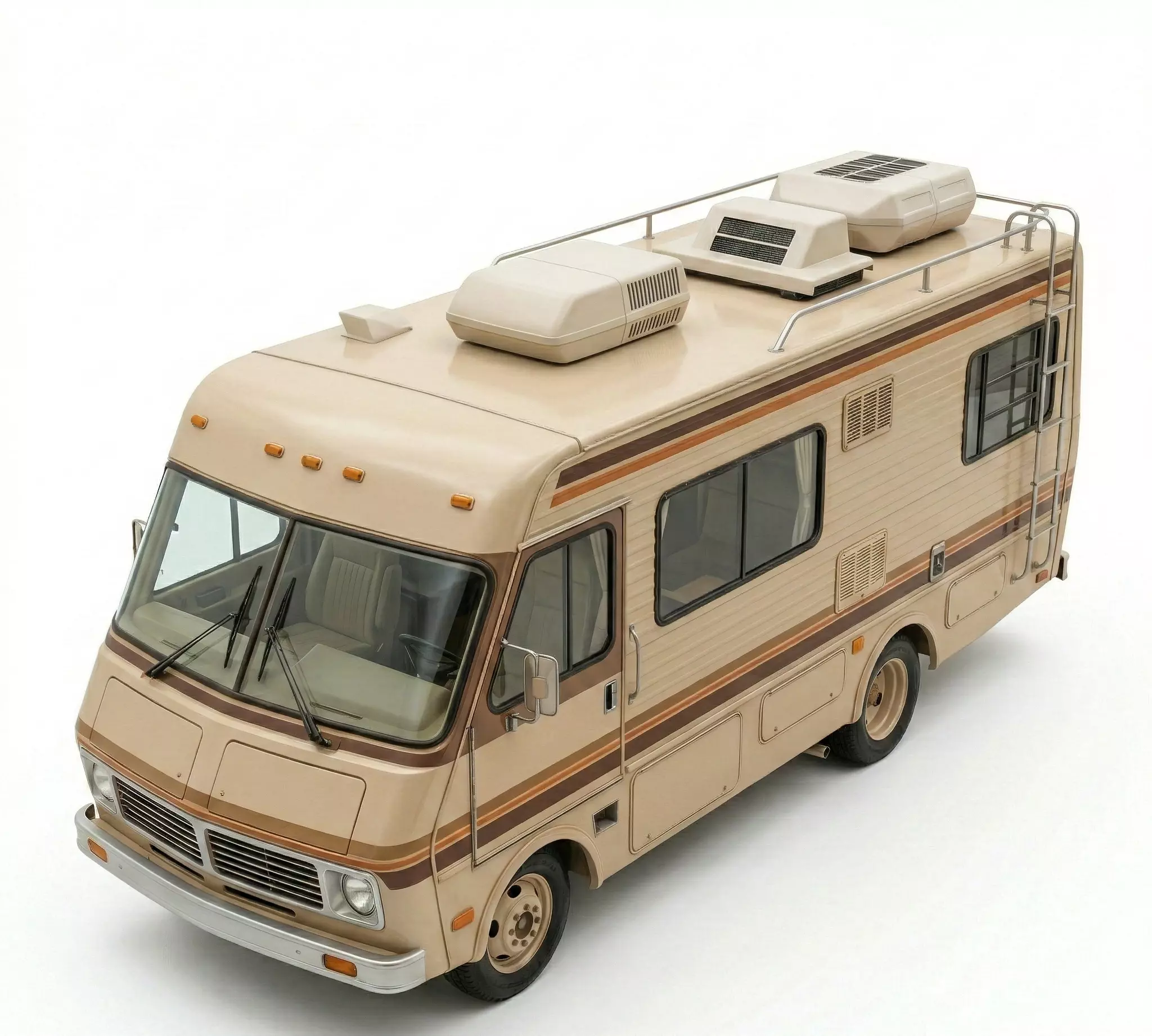 3D model 1986 Fleetwood Bounder Breaking Bad Style RV VR / AR