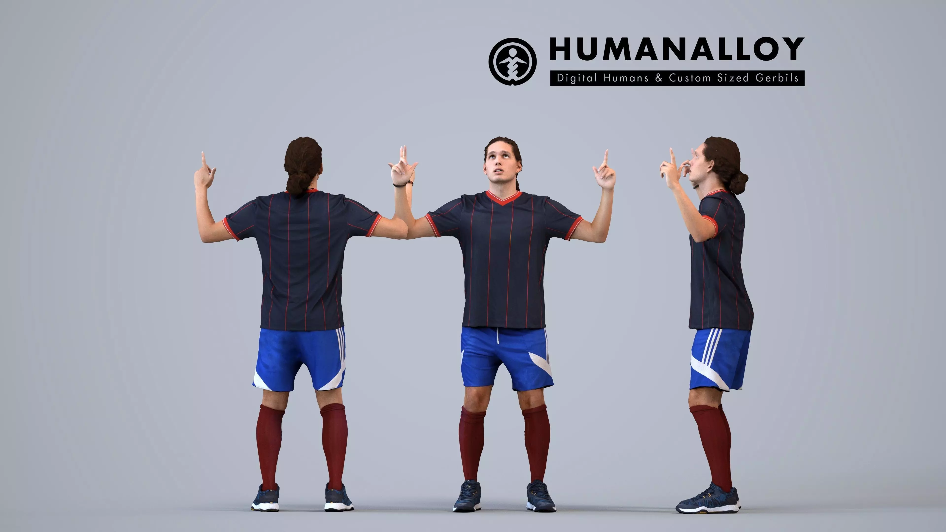 00497Mateo007 - Adult Caucasian male exercising in sports 3D model